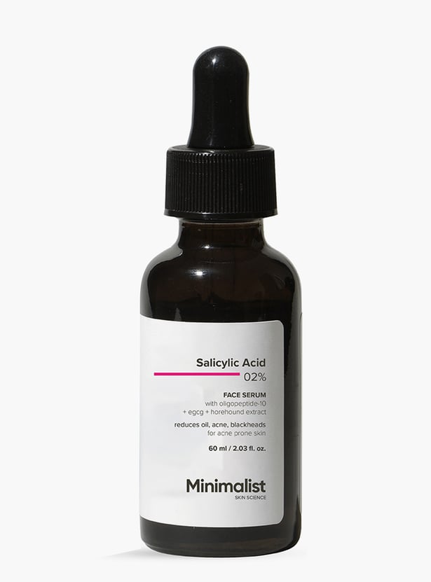 Minimalist 2% Salicylic Acid Face Serum 60ml for Acne & Oily Skin
